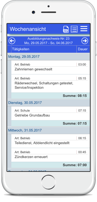 Azubiheft-App: Das moderne Online-Berichtsheft