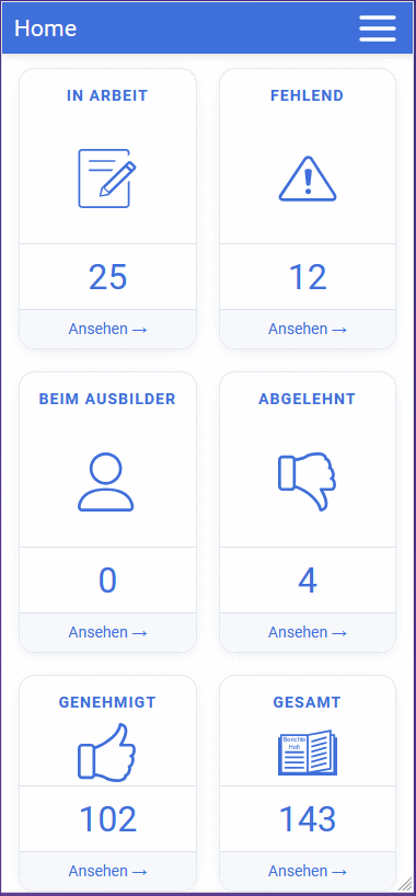 Azubiheft App für Auszubildende
